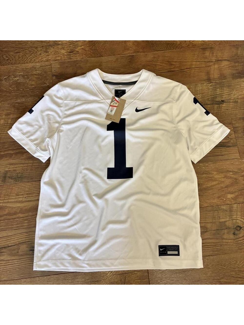Nike Penn State white jersey Mens Large NWT